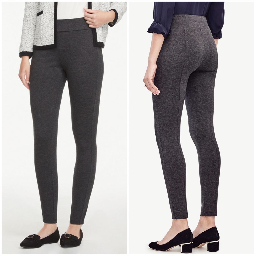 NWOT Ann Taylor Petite Seamed Ponte Gray P…